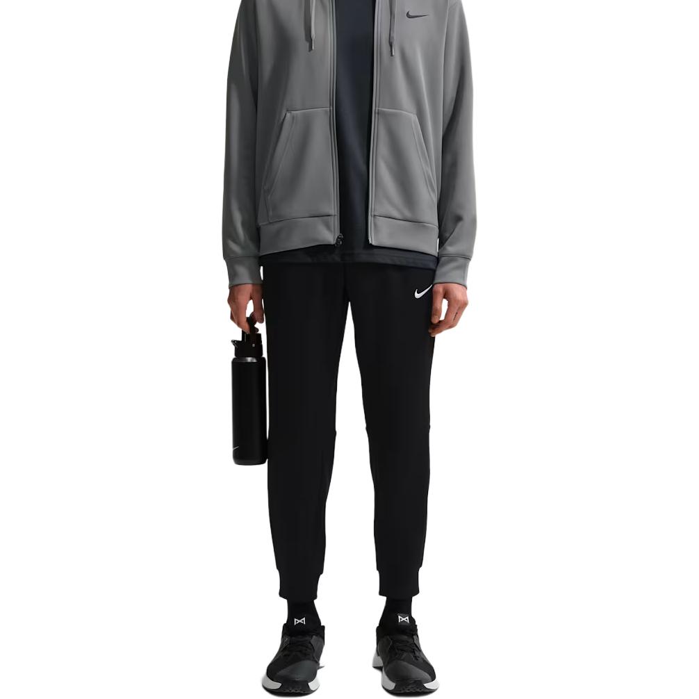Nike Pantalon de survêtement en maille pour homme Noir Pantalon à bord-côte modéré IF2990-010