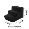 Removable Washable Anti Slip Foldable Pet Dog Cat Stairs High Elasticity Sponge Dog Training Stairs Cat Bed Stairs Play Stairs