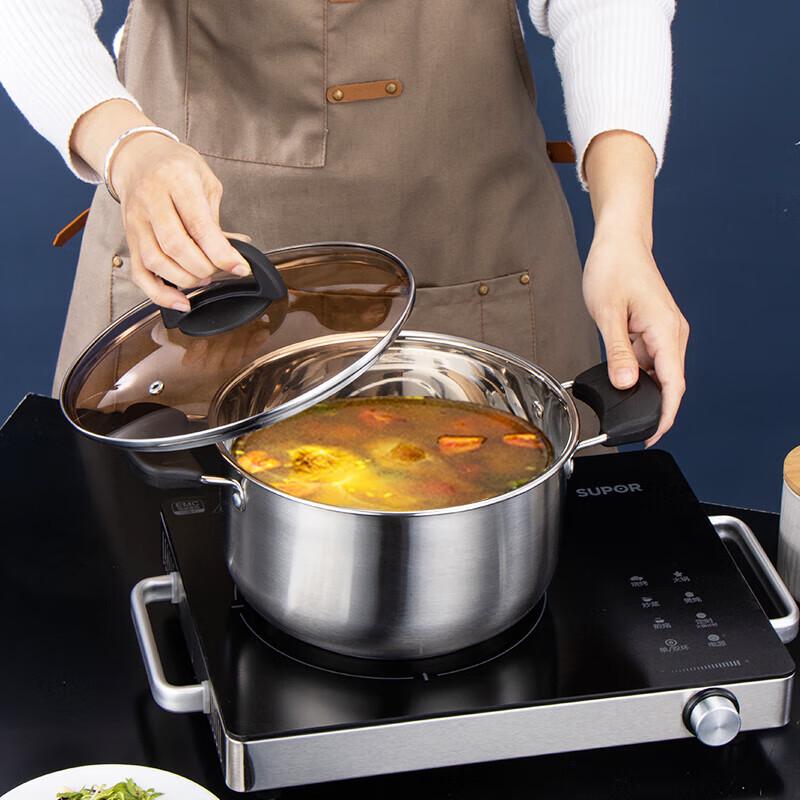 Yi Bo 201 Stainless Steel Multi-Purpose Soup & Milk Pot