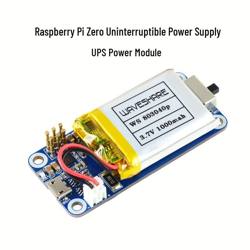 Raspberry Pi Zero WH UPS Module: Stable 5V Lithium Battery Power Supply Expansion Board