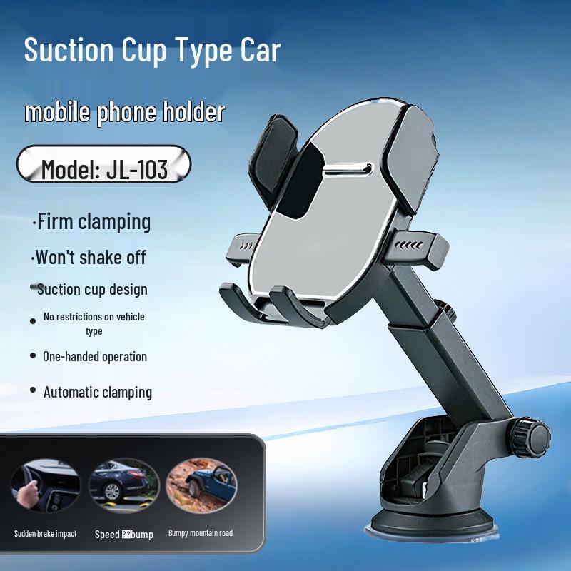Universeller Saugbecher Auto-Handyhalter mit Automatikverschluss für Armaturenbrett-Navigation