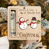 Christmas Cute Money Holder Christmas Ornament for Decorating Christmas Tree - Wooden Handicraft