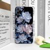Luxurious White Peony Flower Pattern Phone Case for Honor Huawei 200 100 400 PRO 90 80 70 Lite Magic 8 7 6 5 Pro 5G Soft Covers