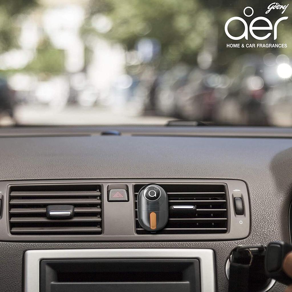 Godrej Aer Click Araç Havalandırma Kokusu Kiti Misk Sigara Sonrası 10g Dökülmeye Karşı Uzun Süre Kalıcı Koku