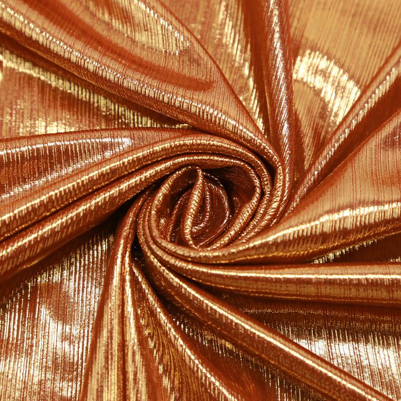 Sparkling Elastic Fabric for Dance Wear Costumes Dress Gilded Soft Stretch Fabric Background Decoration Clothing DIY Material