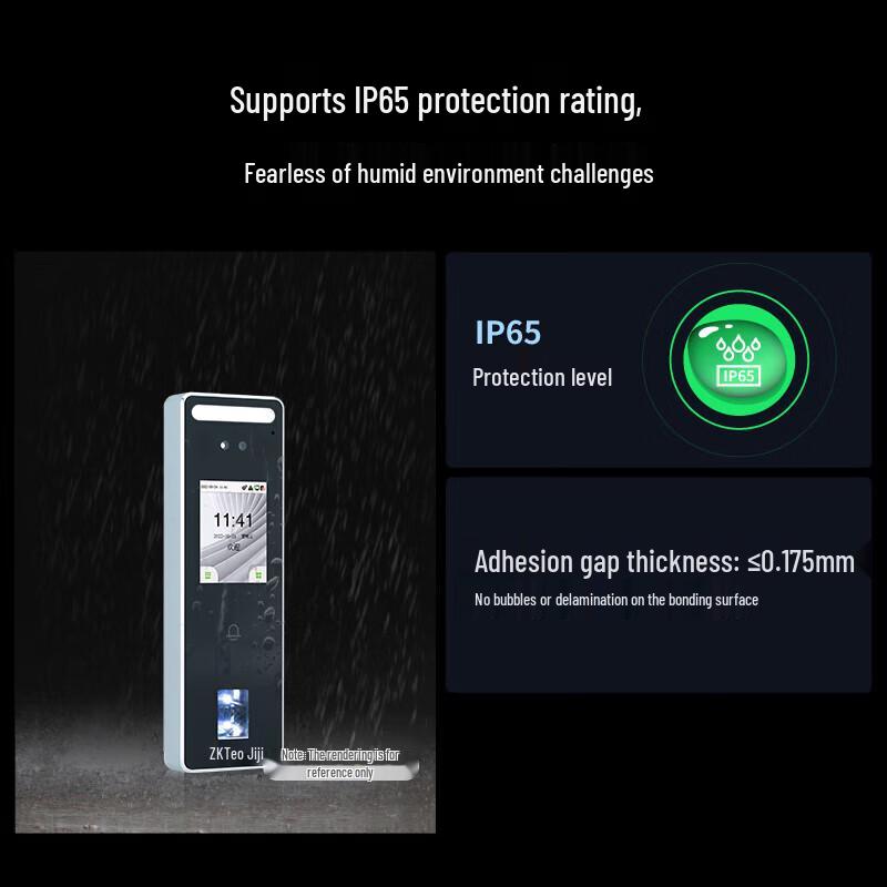 ZKTeco nFace260 Systém kontroly přístupu a docházky s rozpoznáváním obličeje CN zástrčka (adaptér součástí dodávky)