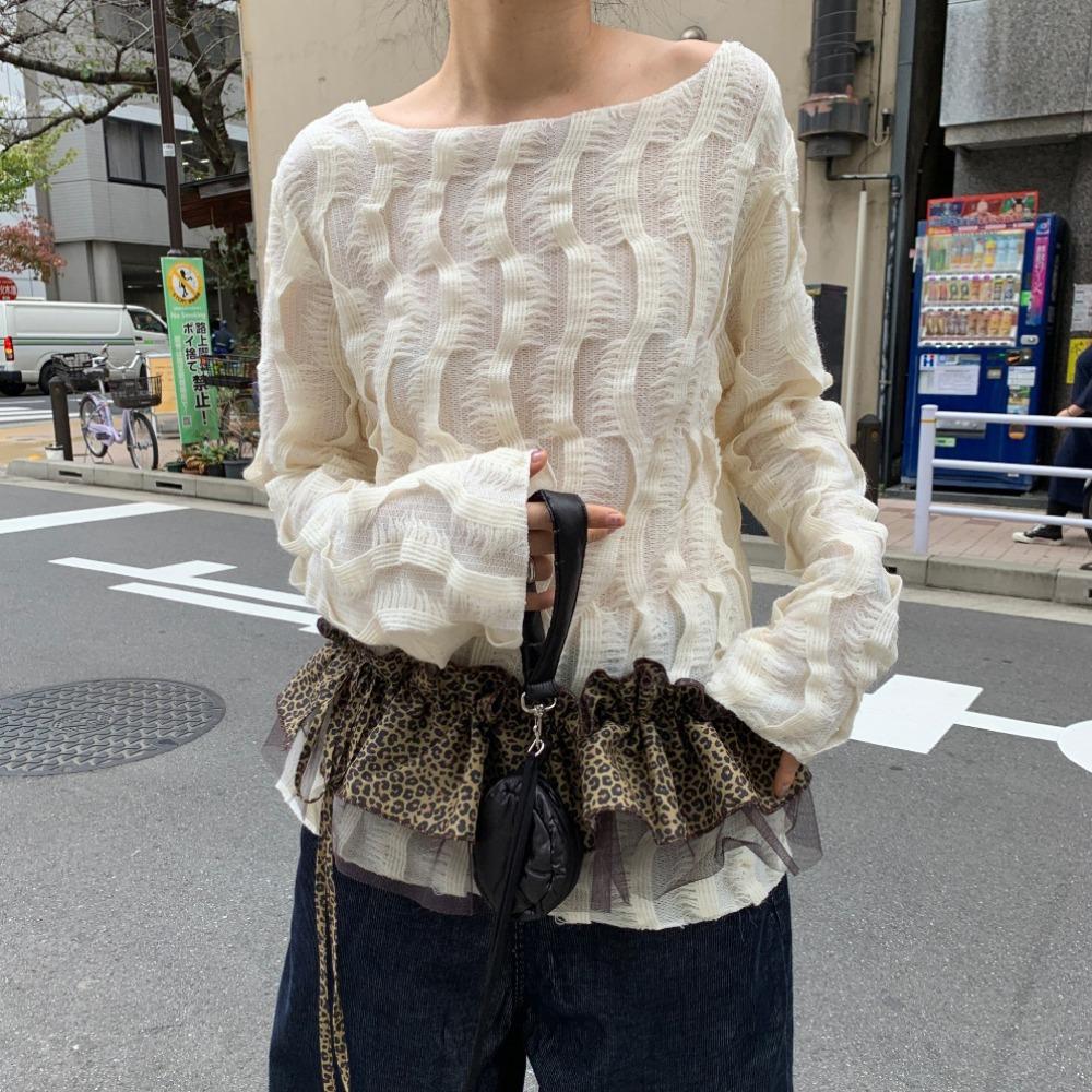 Shirt Extender Ruffled Edge Waistband Sweet Layer Outfits Belt  Jazz Dance Costumes Accessory
