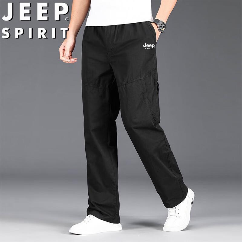 JEEP SPIRIT Men's Casual Straight-Leg Outdoor Sport Pants