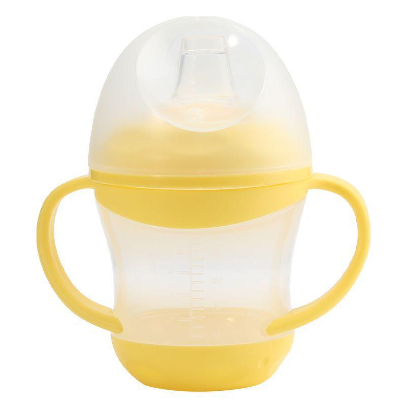 

Детская поилка сверхширокого калибра, 225 мл, противопадающая и герметичная, мультяшная утконосая поилка, летняя поилка для школьников 201-300ml