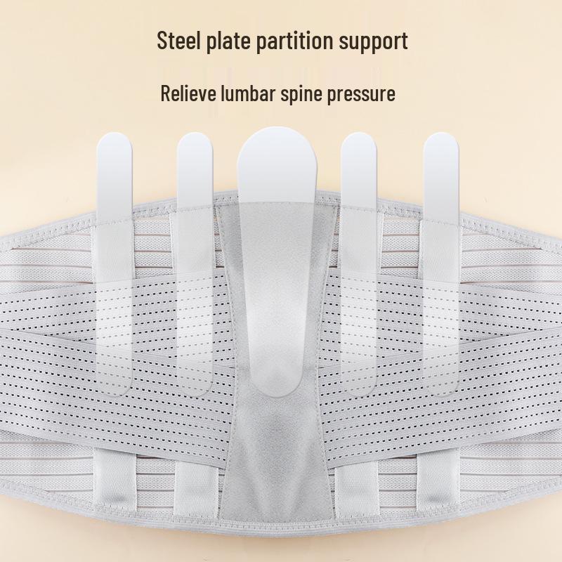 

Four Seasons Breathable Mesh Waist Support Belt with Steel Plates Standard