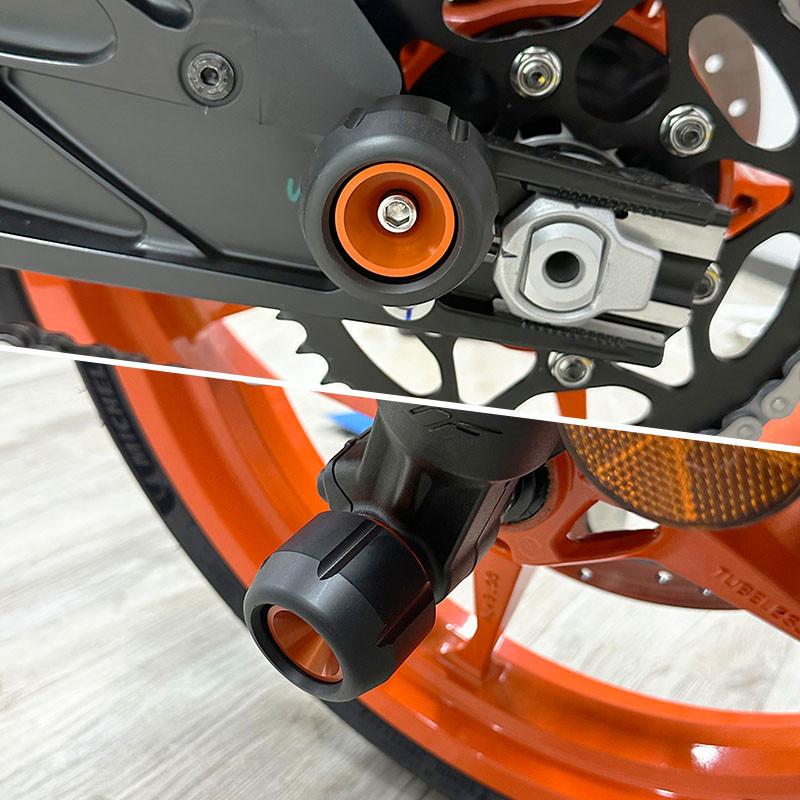 Motorcycle Accessories Front & Rear Axle Fork Crash Sliders Wheel Protector Fit For duke390 2024 2025