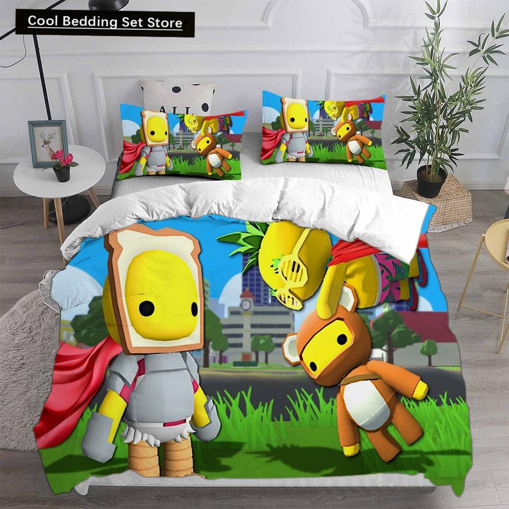 3D Print  Wobbly Life Single Twin Full Queen King Size Quilt Anime Bed Cover Pillow Case 2-3 Pieces Duvet Cover Bedding Sets