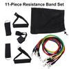 11Stk/Set Bruchfestes TPE Spannseilset Langlebiges Zugseilset Fitnessgerät