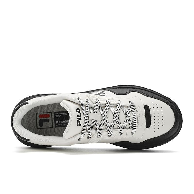 Fila Campus Fashion Versatile Simple Comfortable Retro Low-Top Sneakers Women Sneakers Black White F12W512205FJB