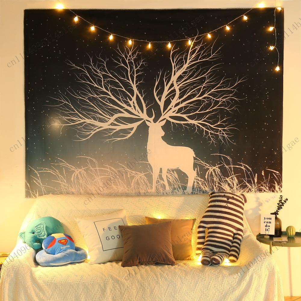 Cute Tapestry Wall Decor Tapestry For Pet Memorial Wedding Background Home Gift Birthday Party Tapestry Cartoon Wall Hanging