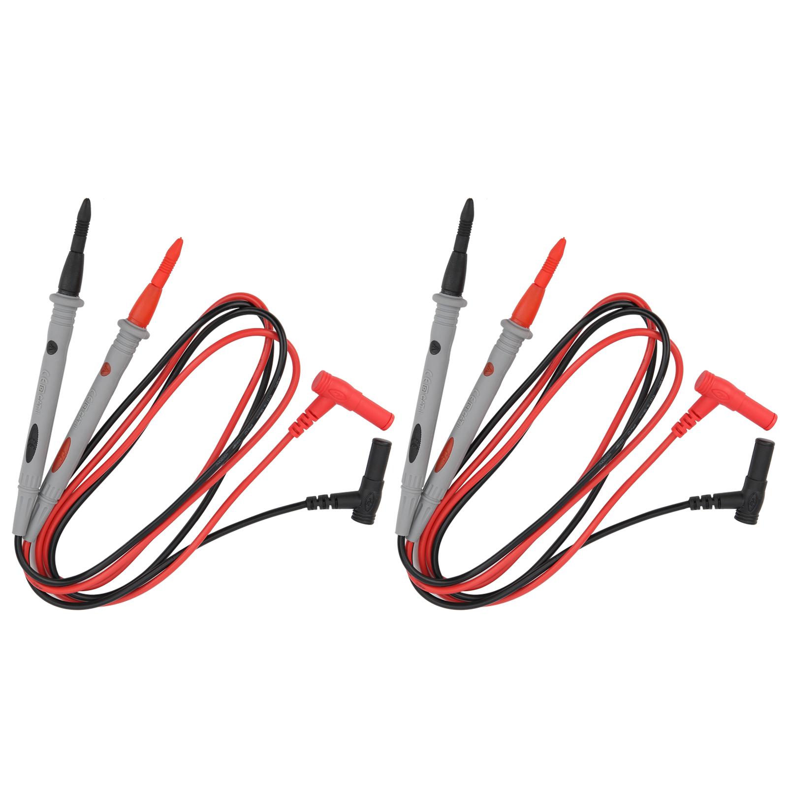 

4 Sets Multimeter Test Probe Multifunction ABS Accessories 10000V 20A 105mm 0 celsius ~40 celsius