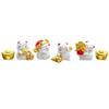 1 Set Animal Figurine Fortune Cat Car Ornaments Cartoon Chinese Lucky Wealth Waving Cat Model Desktop Decoration