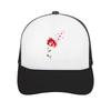 RoUnisextic Heart Blossom Drift Art Mesh Baseball Cap Casual Hat Outdoor For Womens Unisex FeUnisex