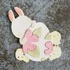 Metal Die Cuts Embossing Stencils Easters Rabbits Chicken Cutting Dies Stencils for Scrapbooking Album Card Decorations