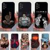Anime B-Baki H-Hanma Phone Case For Samsung S25,S24,S23,S22,S20,S21,S10,Ultra,Plus,Lite,FE,Soft Silicone Black Cover