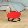 Flower-Shaped Sensory Spinning Chair with Non-Slip Base for Balance/Coordination, Red