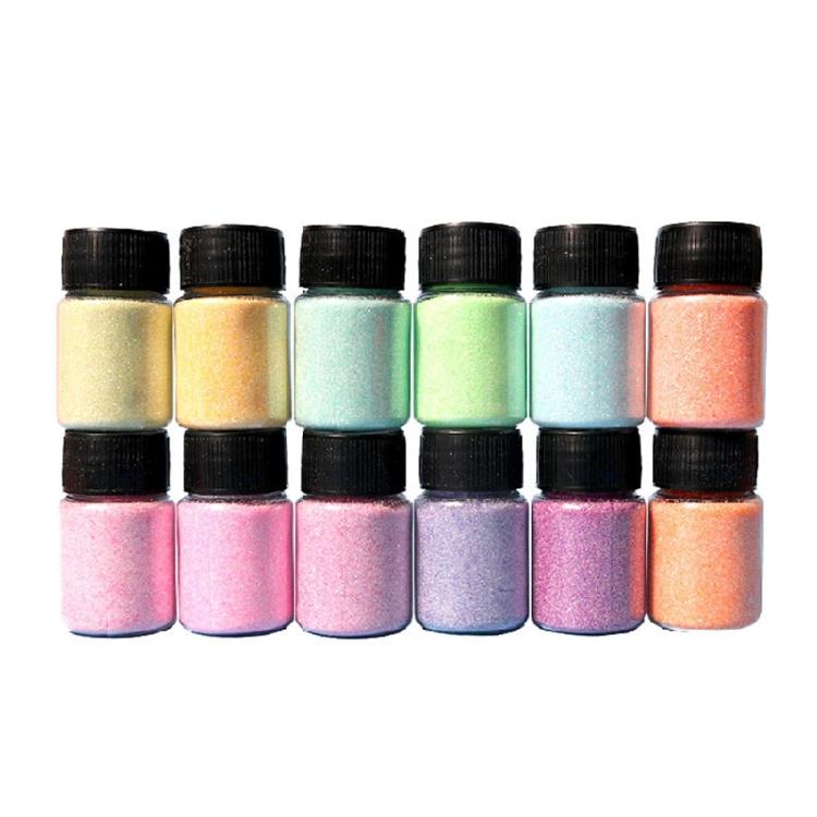12 Bottles Mica Pearl Epoxy Soap Resin Cosmetics Pigment Jewellery Natural Diy