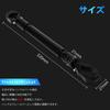 JFG Motorcycle Handlebar Aluminum Clamp Adjustable Handlebar Length Compatible with Monkey Hunter and Universal Motorcycle Brace Bar Black Brace, Bar,