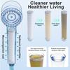 4 Modes High Pressure Shower Head With Filter Handheld Adjustable Button Bathroom Shower Head Water Saving Bathroom Accessories