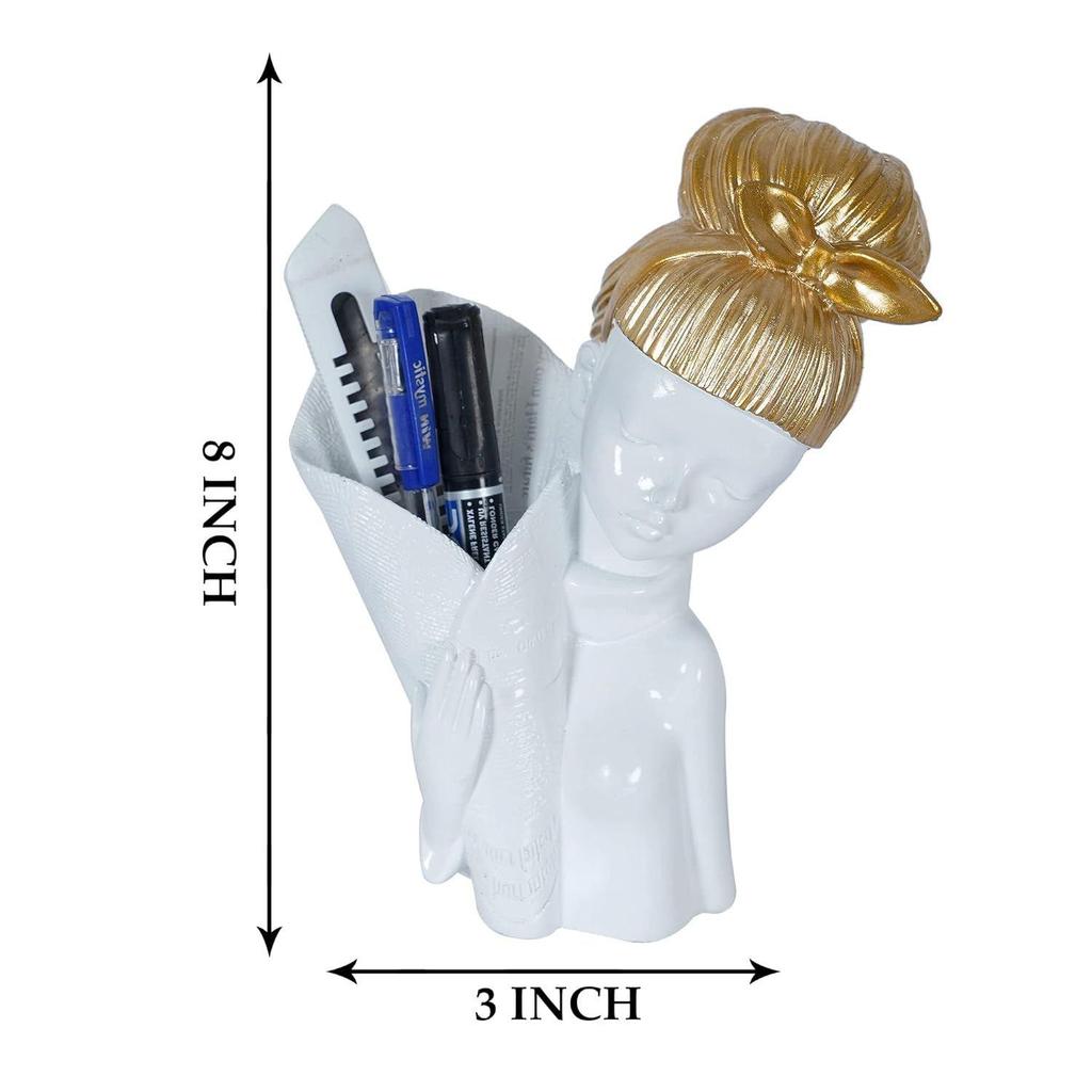 Resin Girl Showpiece for Home Décor Showpiece & Office Decor Item