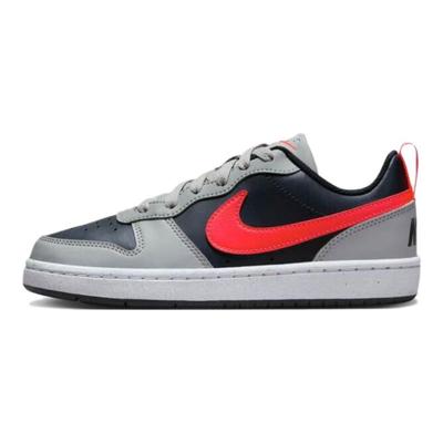 Court Borough Low Recraft GS Light Smoke Bright Crimson Kids Sneakers Grey Light-Smoke-Grey Dark-Obsidian DV5456-003