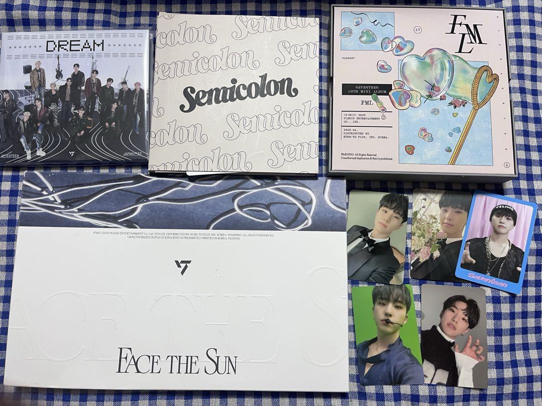 

[USED] seventeen album set