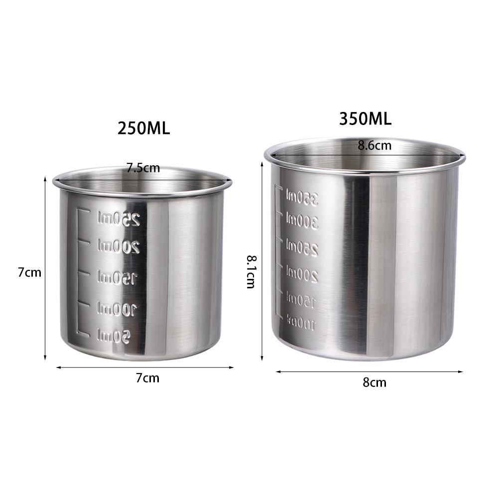 with Scale Measuring Holder 250/350ML Rice Container Cups Mini Baking Container  Laboratory