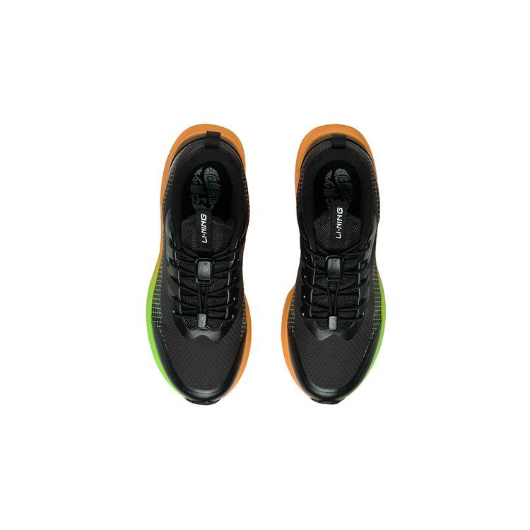 LiNing Comfortable Sports Low-Top Running Shoes Kids Sneakers Black YKFS098-1