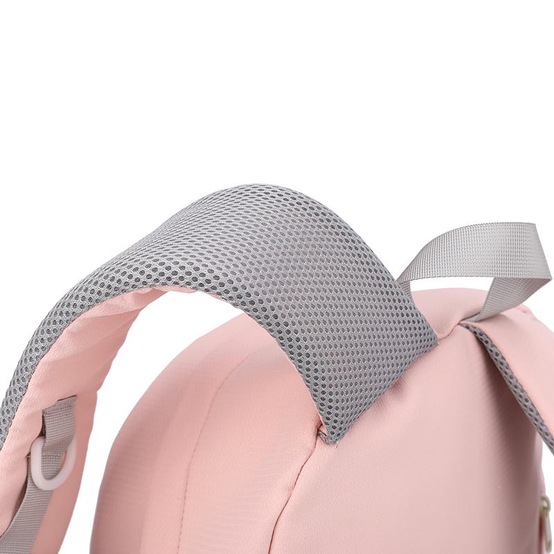 Women's Solid Color Backpack Large Capacity Student Schoolbag