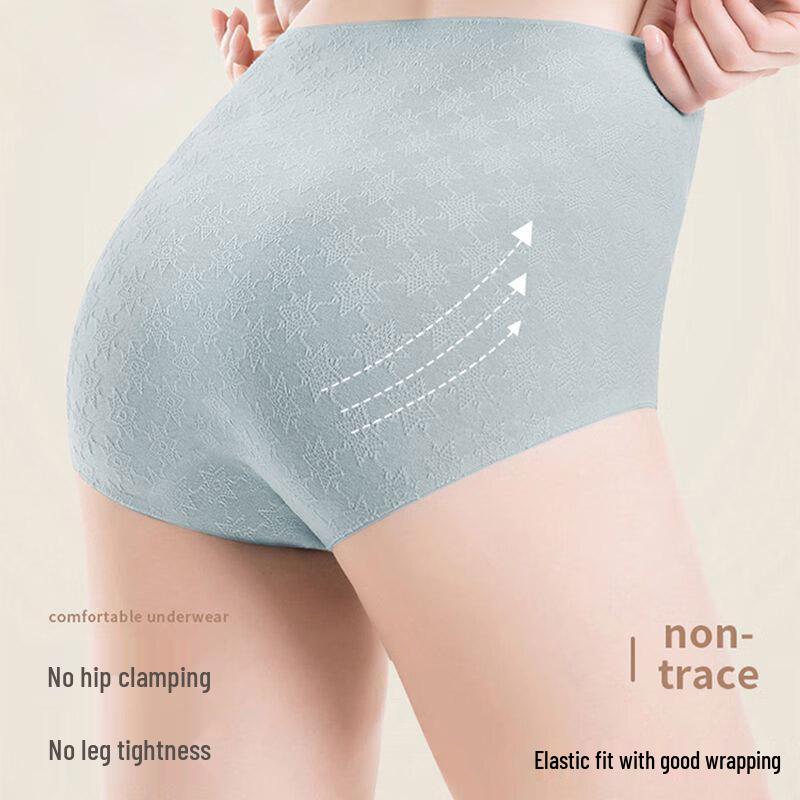 Lonsa Women's High-Waist Cotton Seamless Briefs 3-Pack