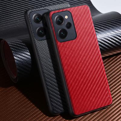 Etui na telefon z teksturą włókna węglowego do Poco X5 Pro F5 Pro Modny design Miękkie tylne etui Funda dla Poco F5 Pro