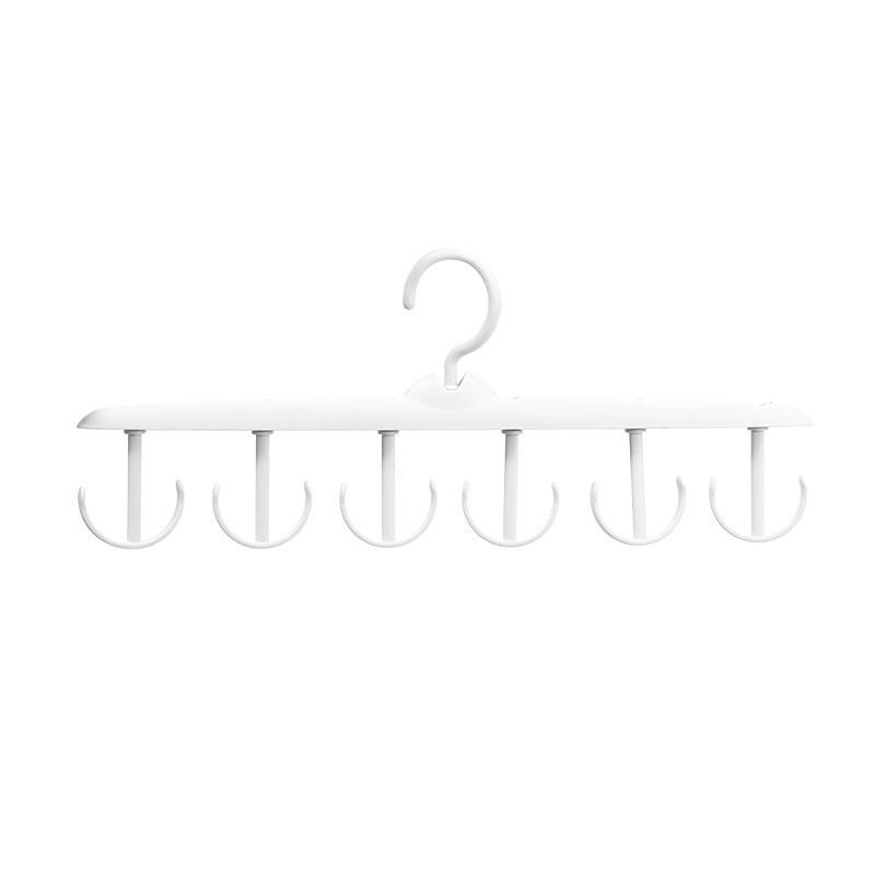 12-Hook Rotating Hanger – Space-Saving Closet Organizer For Ties, Belts, Underwear, Skirts | Portable Home & Dorm Storage