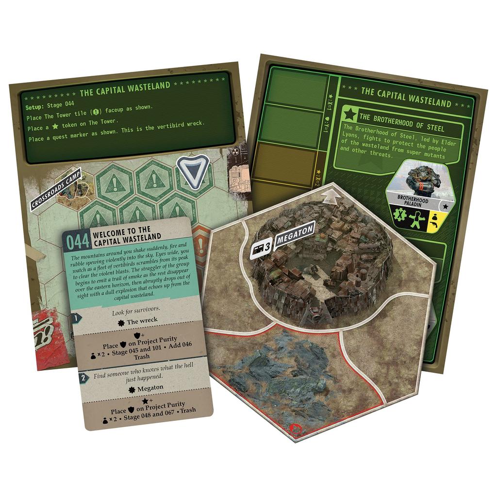 Fantasy Flight Games Fallout The Board Game Strategy Apocalyptic Adventure Game for Adults and Teens Ages Players Average Playtime Hours Produced by
