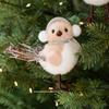 With Iron Wire Little Bird Doll Cute Xmas Tree Decor NEW Christmas Tree Pendant  Party Decoration