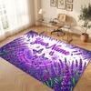 Butterfly Theme Crystal Velvet Floor Rug Personalized Custom Name Text Warm Carpet Home Decoration