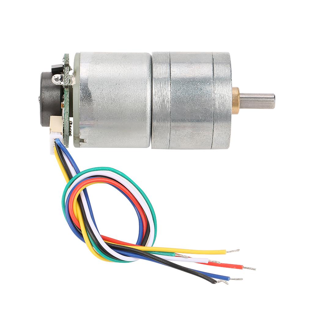 GM25 310 DC Encoder Gear Motor Metal Speed Reduction Motor (DC12V 30RMP)