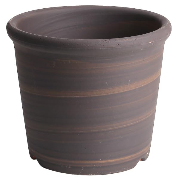 

Горшок Микава яки KANEYOSHI в отечественном керамическом цветочном горшке Микава яки S горшок Коричневый 6 [Сделано в Японии/Надежное качество] №