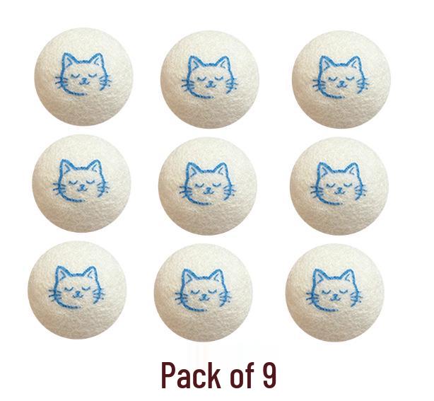 Silent Plush Wool Cat Ball - Interactive, Bite-Resistant Self-Amusement Toy for Cats