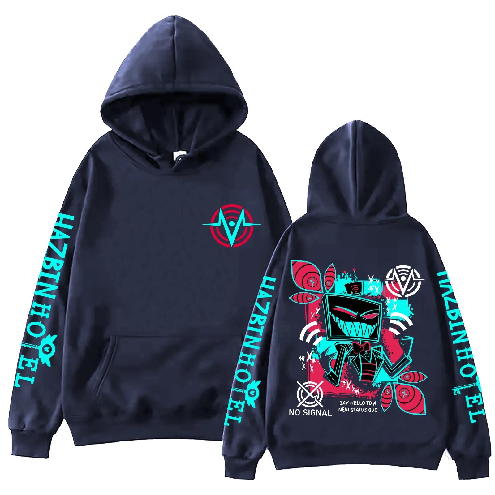 

Hazbin Hotel Vox Print Hoodie Man Woman Harajuku Pullover Tops Sweatshirt S