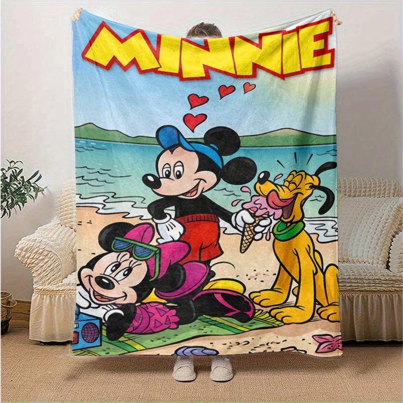 1pc Minnie Mouse Blanket Soft & Cozy Throw for Home Decor, Couch Cover, Outdoor Use, Travel