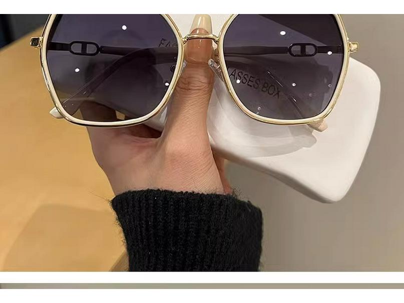 Ochelari de soare de vară pentru femei 2024, la modă, cu față mare și protecție UV