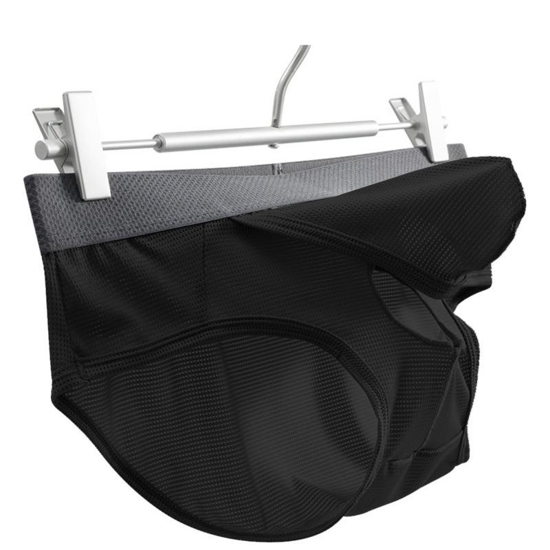 Male Summer Sexy Gun Egg Separation Opening Free From Ice Silk Breathable Briefs
