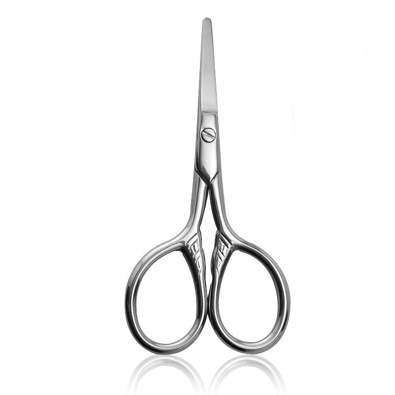 

Нержавеющая сталь, маленькие ножницы для макияжа, бровей, маникюра, ногтей, кутикулы, триммер для бороды и усов, инструмент для волос в носу