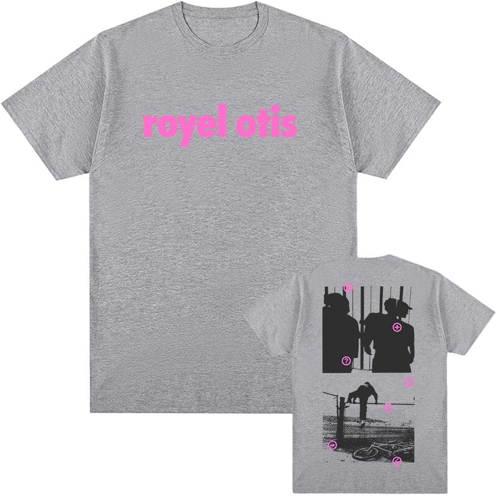 2025 Album Hickey T-shirt Royel Otis Pop Duo Band Tshirts Short Sleeve Summer Unisex Streetwear Casual Fashion Men Women T Shirt