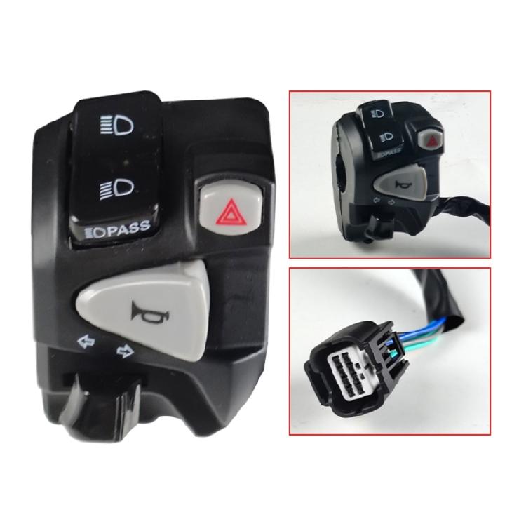 Motorcycle Horn Turn Signal Switch 22mm Handlebar Switch Replace for 150